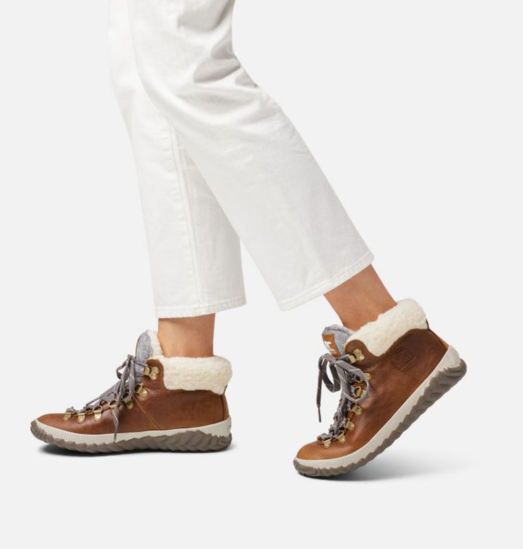 Sorel Dam Vinterkängor Brun - Out N About™ Plus Conquest Låga - XNT-357804